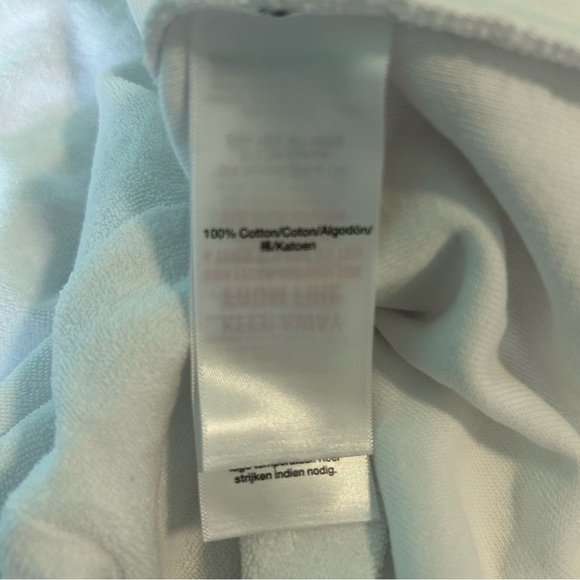 DKNY Sport Women’s Terry Cloth White Shorts NWOT - Size M - Picture 7 of 8